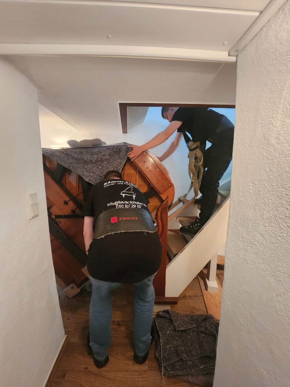 Flügeltransport mit Engstelle